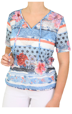 Frühjahr und Sommer Kollektion T-Shirt für Damen - mobiler Bekleidung für Senioren